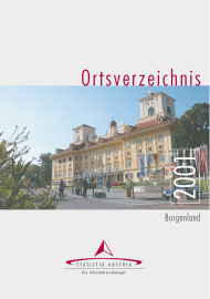 Vorschaubild zu 'Ortsverzeichnis 2001: Burgenland'