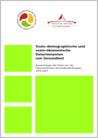 Preview image for 'Sozio-demographische und sozio-ökonomische Determinanten von Gesundheit 2006/2007'